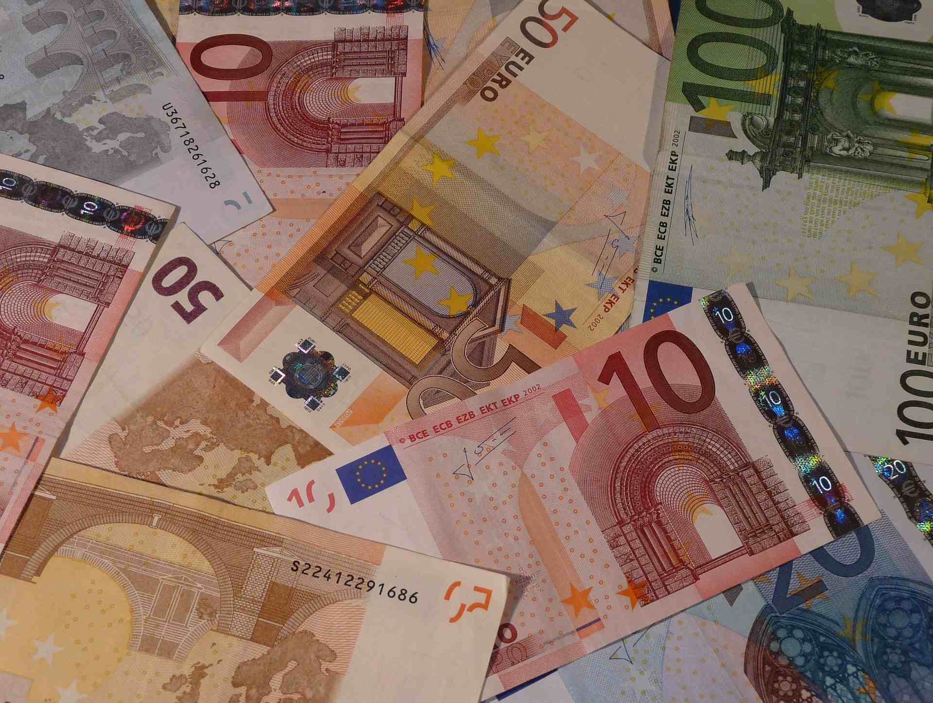 Ein Bild von 10 Euro Scheinen